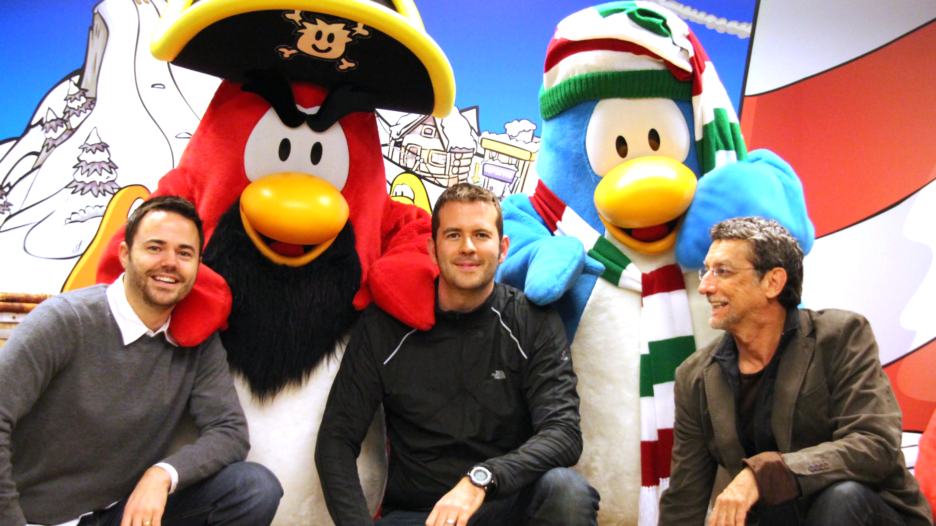 Co-founders of Club Penguin Lane Merrifield, Dave Krysko and Lance Priebe